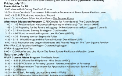 WVFA & FRA APPALACHIAN REGION ANNUAL CONFERENCE AGENDA AND PRESENTERS