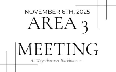 Area 3 Meeting Scheduled for November 6th, 2025